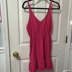 Vibrant Pink Sleeveless Dress